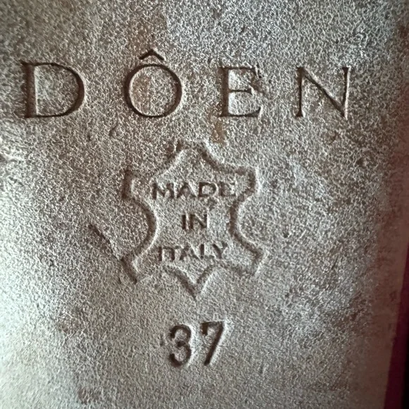 Doen Odette Dusty Pink Suede Ballet Women's Flats - Picture 10 of 10